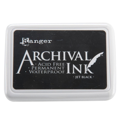 Ranger Archival Ink Pad Jet Black 