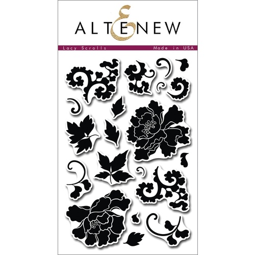 Altenew Lacy Scrolls Stamp Set ALT1009 