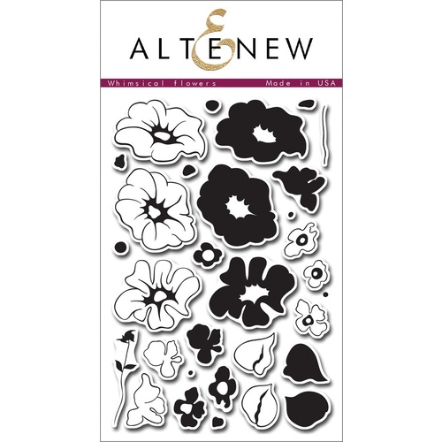 Altenew Whimsical Flowers Stamp Set ALT1011 