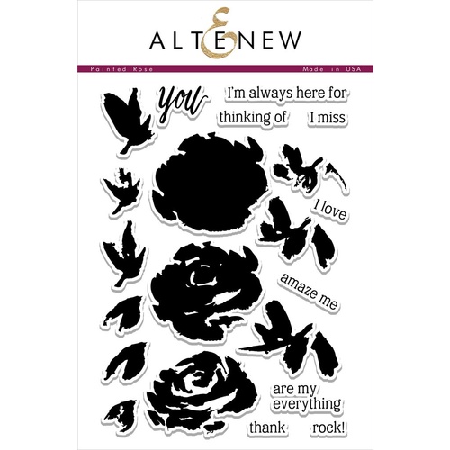 Altenew Painted Rose Stamp Set ALT1036 