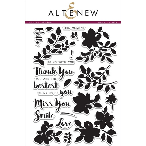 Altenew Floral Shadow Stamp Set ALT1039 