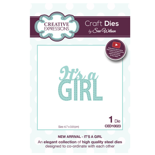 Sue Wilson Dies New Arrival Collection It's A GIrl CED10023 