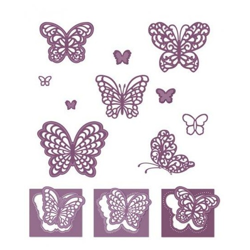Sue Wilson Dies Finishing Touches Magical Butterflies Die CED1415 