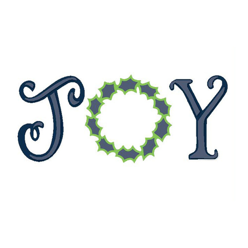 Sue Wilson Dies Festive Collection Christmas Joy Wreath CED3030 