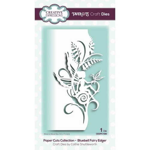 Paper Cuts Collection Die Bluebell Fairy Edger CEDPC1080