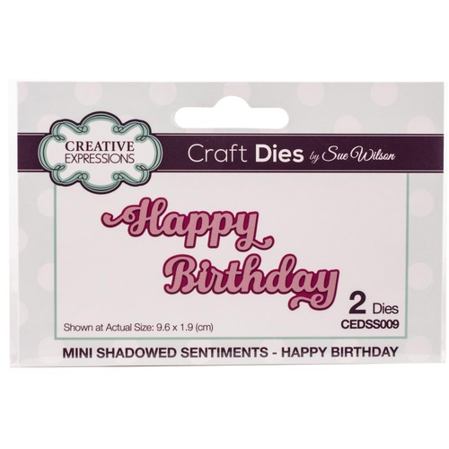 Sue Wilson Dies Mini Shadow Sentiment Happy Birthday CEDSS009