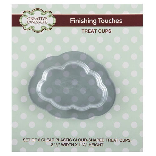 Sue Wilson Creative Expressions Pack of 6 Treat Cups Cloud