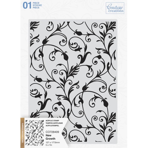 Couture Creations Background Stamp - New Growth