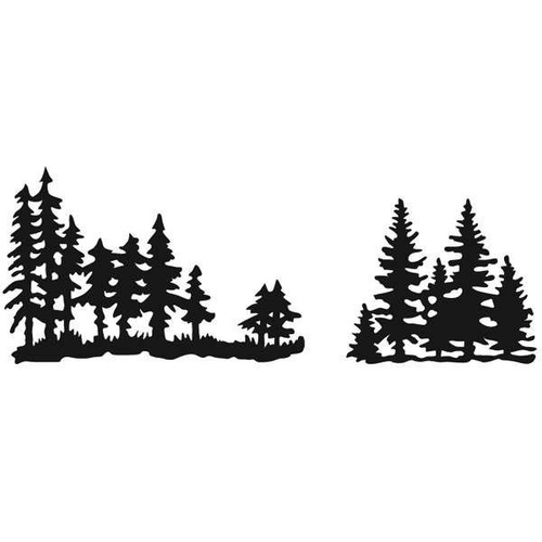 Marianne Design Craftables Dies Tiny's Pine Trees CR1287 