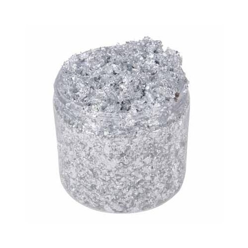 Cosmic Shimmer Gilding Flakes 200ml Silver Moon