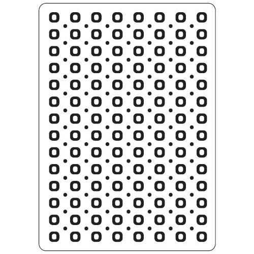 Crafts-Too Embossing Folder Spots & Dots 4.25x5.5  
