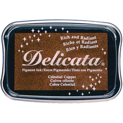 Delicata Pigment Ink Pad Celestial Copper 