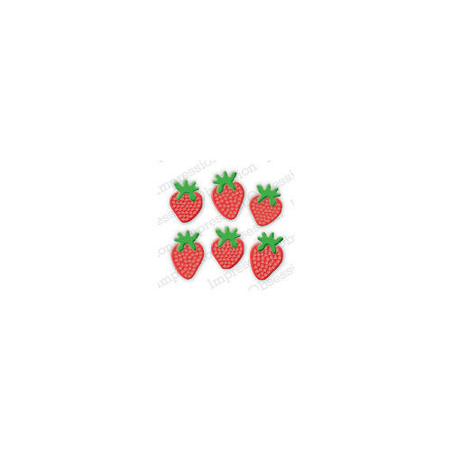 Impression Obsession Die Small Strawberry Bunch DIE40E 