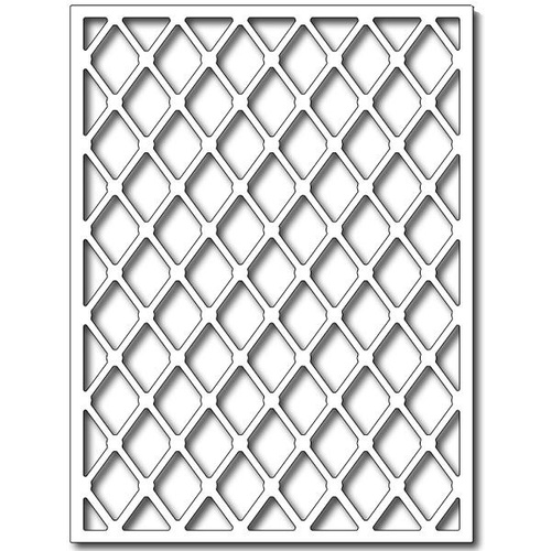 Frantic Stamper Precision Die Diamond Grid Card Panel FRADIE09266 