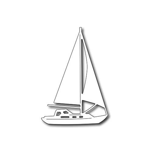 Frantic Stamper Precision Die Sail Boat FRADIE09514 