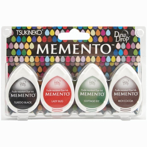 Tsukineko Memento Dye Ink Pads Dew Drops 4/Pkg Gotta Have