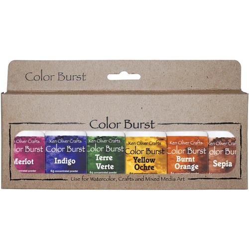 Ken Oliver Color Burst Powder 6/Pkg Earth Tones