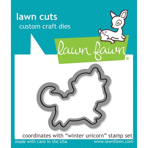 Lawn Fawn Cuts Winter Unicorn LF1219 
