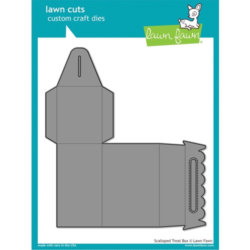 Lawn Fawn Cuts Scalloped Treat Box Die LF1232