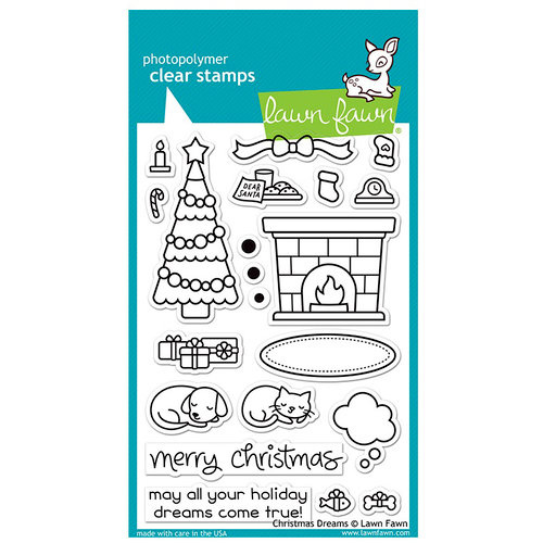 Lawn Fawn Stamps Christmas Dreams LF1466