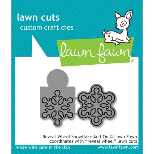 Lawn Fawn Cuts Reveal Wheel Snowflake Add-On Die LF1794