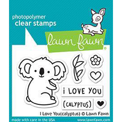 Lawn Fawn Stamps I Love You( Calyptus) LF1823