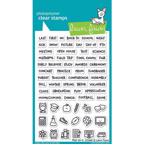 Lawn Fawn Plan On It: School LF2040