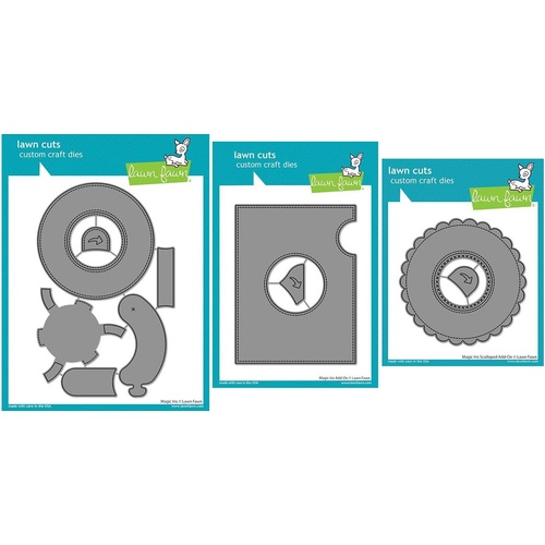 Lawn Fawn Magic Iris Die+Add-On Die Bundle LF2238 LF2239 LF2240
