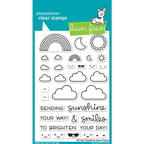 Lawn Fawn Stamps All The Clouds LF2331