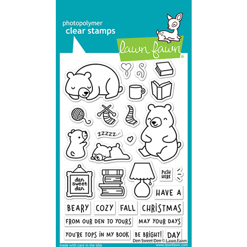 Lawn Fawn Stamps Den Sweet Den LF2409