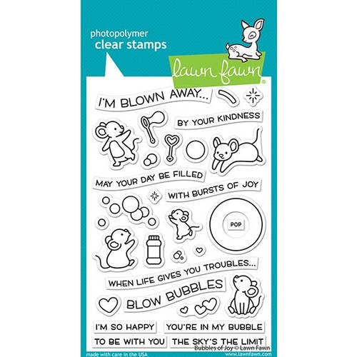 Lawn Fawn Stamps Bubbles Of Joy LF2500