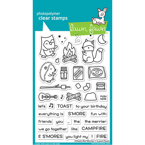 Lawn Fawn Stamp Set S'More The Merrier LF2593