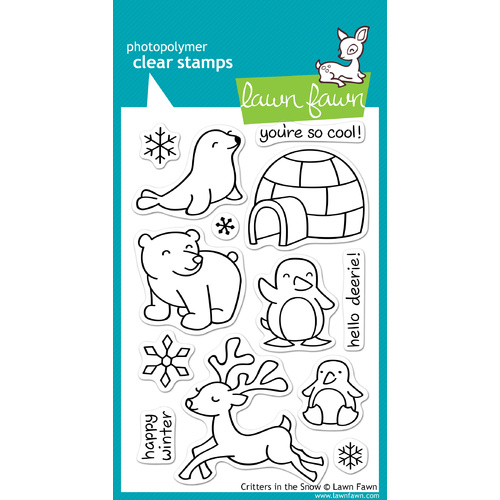 Lawn Fawn Stamps Critters in the Snow LF312 