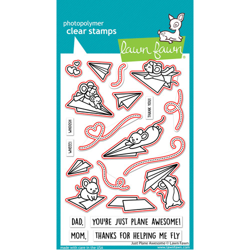 Lawn Fawn - Just Plane Awesome Stamp and Die Bundle