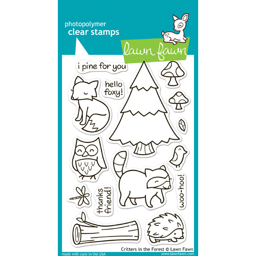 Lawn Fawn Stamps Critters in the Forest LF314 