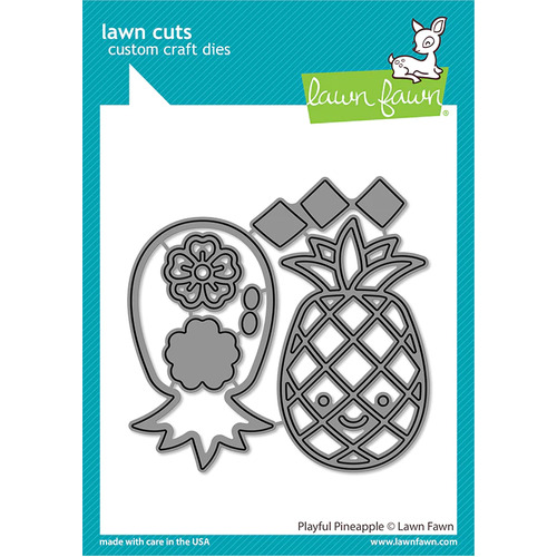Lawn Fawn - Lawn Cuts - Playful Pineapple Dies - LF3173