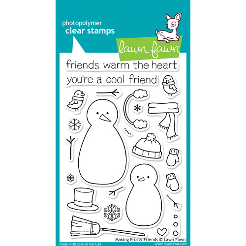 Lawn Fawn Stamps Making Frosty Friends LF362 