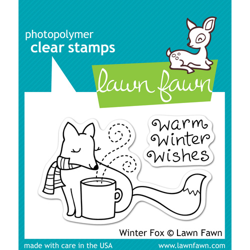 Lawn Fawn Stamps Winter Fox LF363 