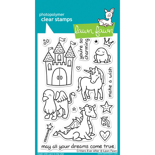 Lawn Fawn Stamps Critters Ever After LF382 