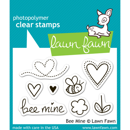 Lawn Fawn Stamps Bee Mine LF439 