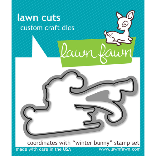 Lawn Fawn Cuts Winter Bunny Die LF581 
