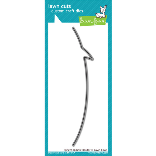 Lawn Fawn Cuts Speech Bubble Border Dies LF614 