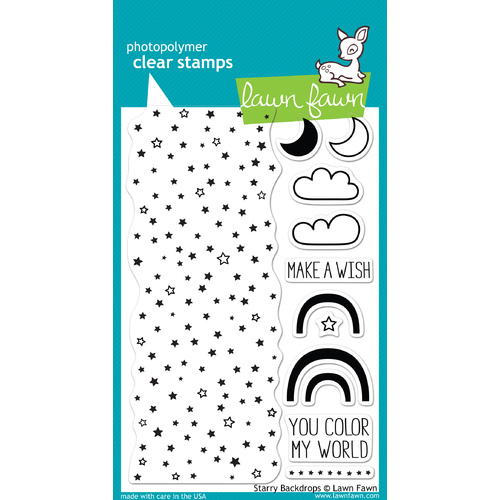Lawn Fawn Stamps Starry Backdrops LF664 