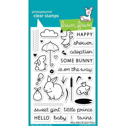 Lawn Fawn Stamps Hello Baby LF673 