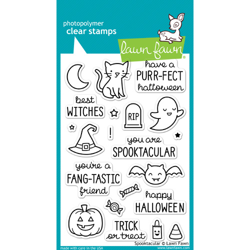 Lawn Fawn Stamps Spooktacular LF698 
