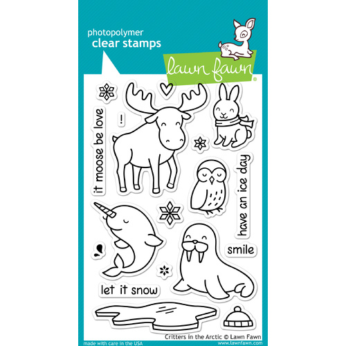 Lawn Fawn Stamps Critters in the Arctic LF708 