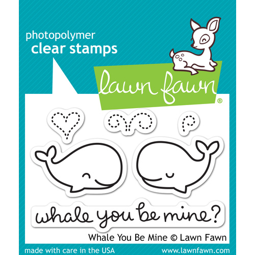 Lawn Fawn Stamps Whale You Be Mine LF791 