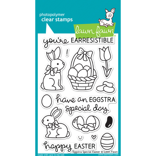 Lawn Fawn Stamps Eggstra Special Easter LF840 