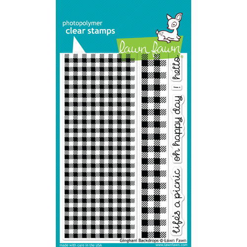 Lawn Fawn Stamps Gingham Backdrops LF847 