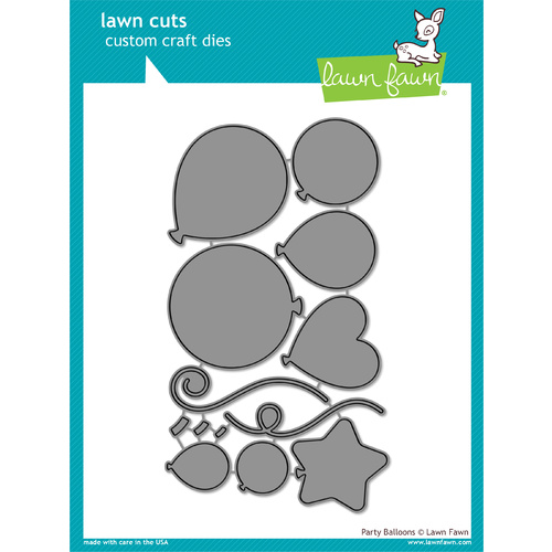 Lawn Fawn Cuts Party Balloons Dies LF856 